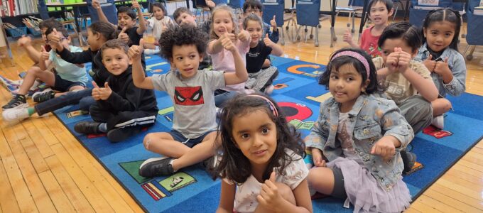 Thumbs Up For Kindergarden