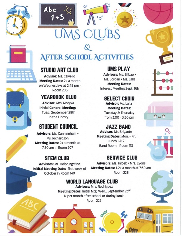 Ums Clubs 26 27