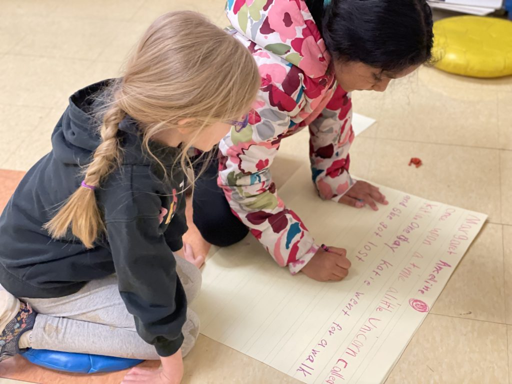 Collaboration Partner Writing Primary Partner Writing - Washington School