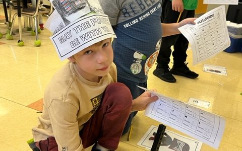 Students Measuring