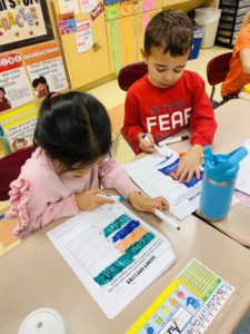 Boy and Girl doing activity