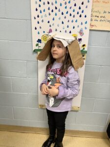 Student with hat