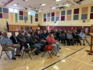 Vets watching assembly