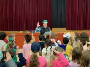 Mr. Ryan Reading to Students