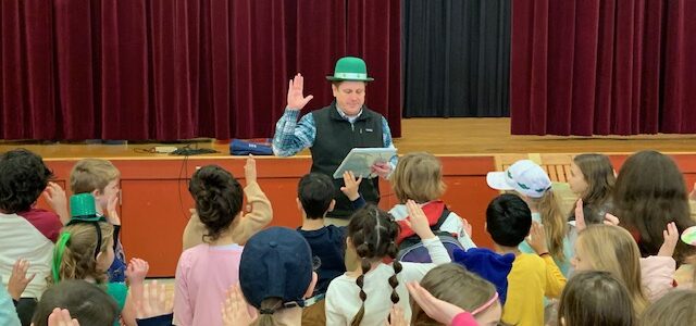 Mr. Ryan Reading to Students