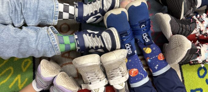 Student's crazy socks