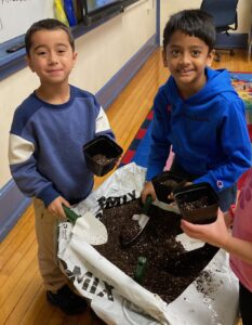 2 Boys Gardening