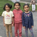 3 girls on the playground