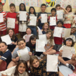 Class showing their work