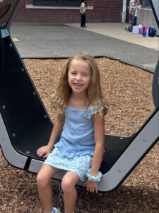 Girl on swing