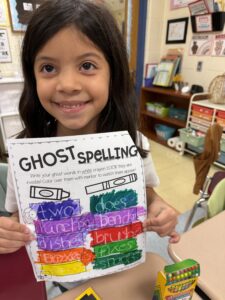 Girl with Ghost Spelling