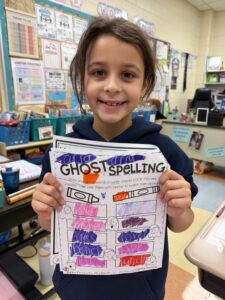 Girls with Ghost Spelling