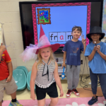 Students at Smartboard