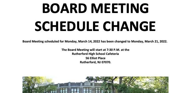 RPS Board Meeting Change