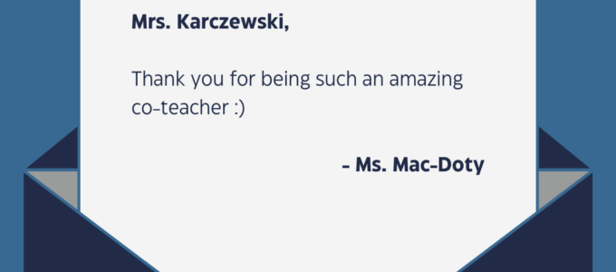 #ThankATeacher – Karczewski