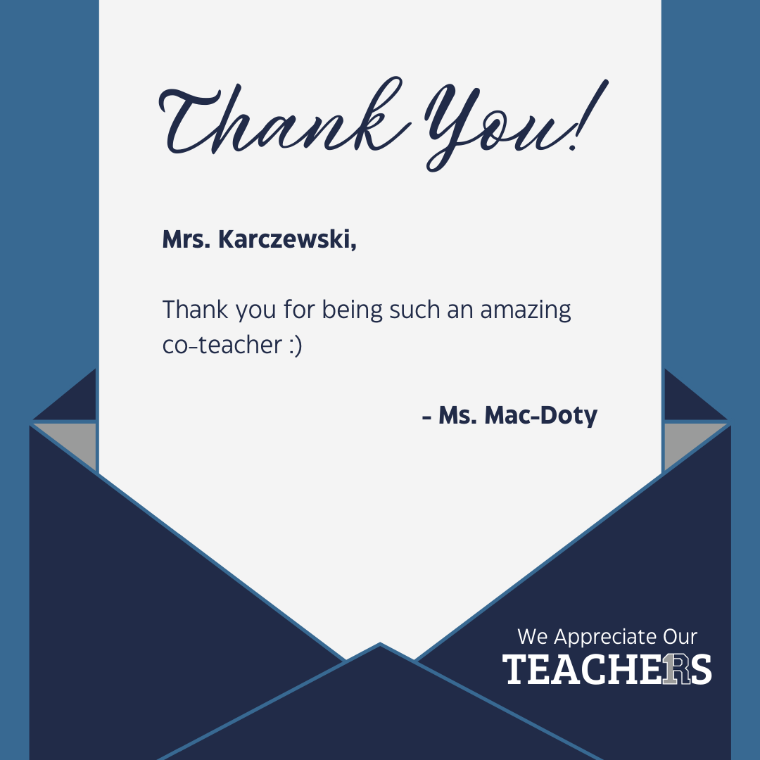 #ThankATeacher – Karczewski