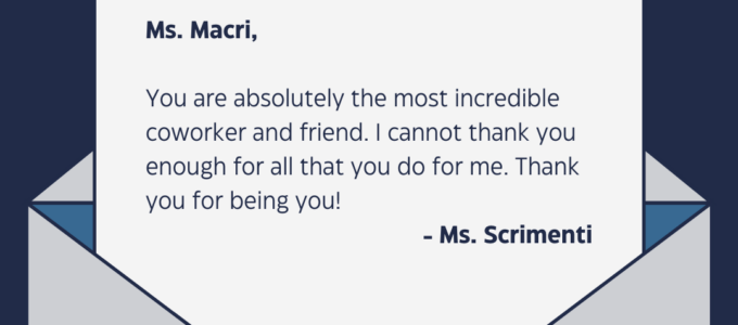 #ThankATeacher – Marci