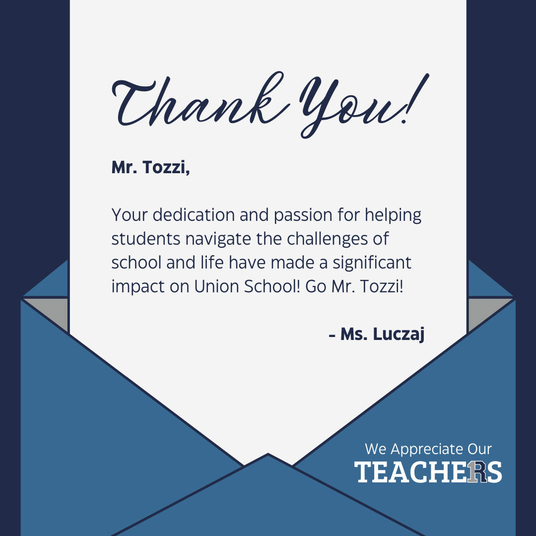 #ThankATeacher – Tozzi